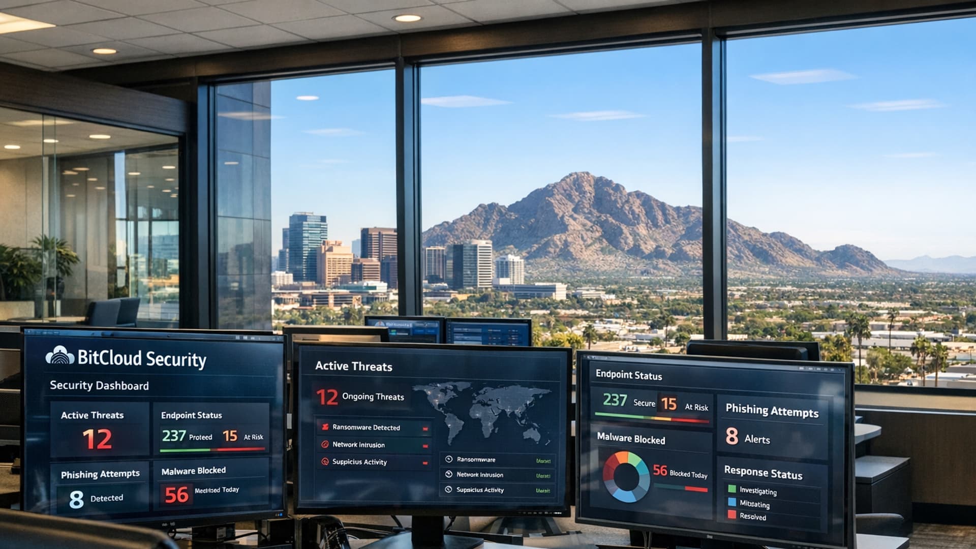 Managed IT operations and monitoring workstation